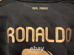 Real Madrid Away L/S Shirt Jersey 2011/2012 No. 7 Ronaldo XL