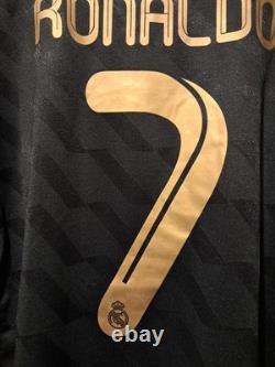 Real Madrid Away L/S Shirt Jersey 2011/2012 No. 7 Ronaldo XL