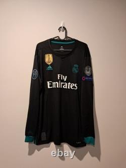 Real Madrid Away L/S Shirt Jersey 2017/2018 No. 11 Bale 2XL