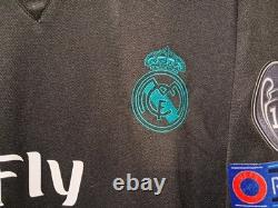 Real Madrid Away L/S Shirt Jersey 2017/2018 No. 11 Bale 2XL