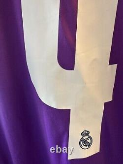 Real Madrid Away Sergio Ramos #4 Long Sleeve Jersey Champions League Final 2017