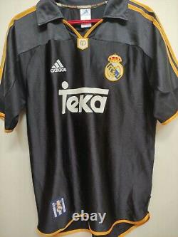 Real Madrid Away Shirt 1999 2001 Adidas Vintage Jersey Football Camiseta Soccer