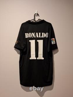 Real Madrid Away Shirt Jersey 2002/2003 No. 11 Ronaldo Size 2XL