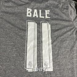 Real Madrid Bale 11 Long Sleeve Jersey Men Large Soccer Adidas LFP Vintage Liga