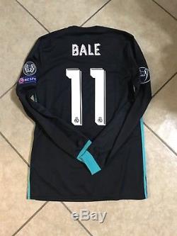 Real Madrid Bale Prepared Wales Player Issue Jersey Match Unworn Adizero Shirt