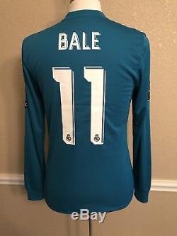 Real Madrid Bale Wales Player Issue Adizero Jersey Match Football Shirt