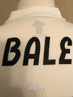 Real Madrid Bale Wales Player Issue Adizero Jersey Match PreparedFootball Shirt