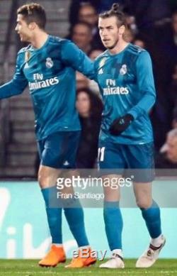 Real Madrid Bale Wales Spain Player Issue Adizero Match Unworn Prepared Shirt