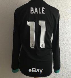 Real Madrid Bale Wales Uefa Cup Player Issue Adizero Shirt Match Unworn Jersey