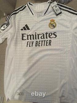 Real Madrid Bellingham Mens Home Authentic Large 24/25