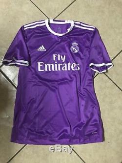 Real Madrid Benzema 10 France Adizero Player Issue Shirt Match Unworn Jersey