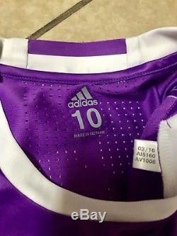 Real Madrid Benzema 10 France Adizero Player Issue Shirt Match Unworn Jersey