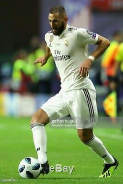 Real Madrid Benzema Maglia Shirt Jersey Match Worn Uefa Supercup 2018
