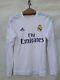 Real Madrid CF 2015 16 Home Shirt Mens 4 White Long Sleeved Super Light Weight