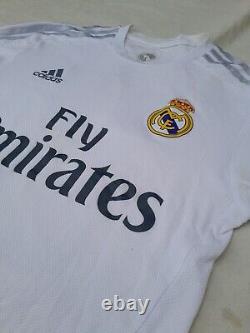 Real Madrid CF 2015 16 Home Shirt Mens 4 White Long Sleeved Super Light Weight