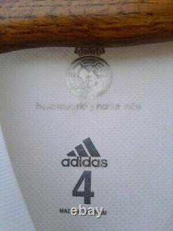 Real Madrid CF 2015 16 Home Shirt Mens 4 White Long Sleeved Super Light Weight