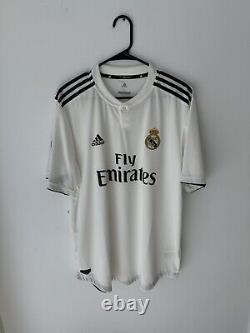 Real Madrid CF 2018/2019 Home Oficial Authentic Jersey With La Liga Patch NWOT