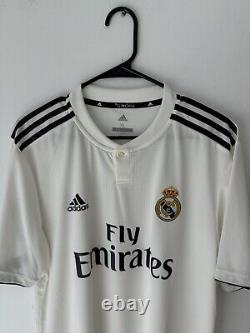 Real Madrid CF 2018/2019 Home Oficial Authentic Jersey With La Liga Patch NWOT