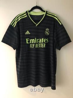 Real Madrid CF Third Jersey Shirt Adidas NWT 22/23 Karim Benzema #9 2XL