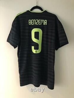Real Madrid CF Third Jersey Shirt Adidas XL NWT 22/23 Karim Benzema #9 H11656