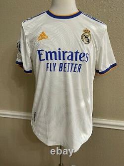 Real Madrid CL Player Issue Benzema Match Prepared France Shirt Maillot jersey