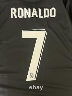 Real Madrid CL Ronaldo Shirt Player Issue Adizero Jersey