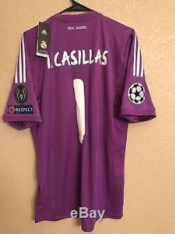 Real Madrid Casillas Fc Porto Xl Size Jersey Adidas Football Shirt