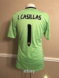 Real Madrid Casillas Formotion Player Issue Football Size 8 Jersey Soccer Shirt