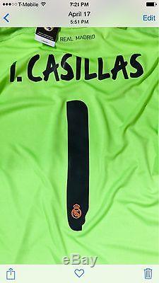 Real Madrid Casillas Size 10 Player Issue Formotion Match Unworn Shirt Jersey