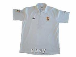 Real Madrid Centenary 2001/2002 Home Football Shirt Jersey Adidas S #4 Hierro