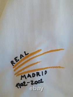 Real Madrid Centenary 2001/2002 Home Football Shirt Jersey Adidas S #4 Hierro