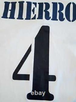 Real Madrid Centenary 2001/2002 Home Football Shirt Jersey Adidas S #4 Hierro