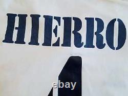 Real Madrid Centenary 2001/2002 Home Football Shirt Jersey Adidas S #4 Hierro