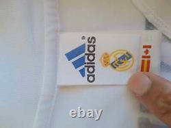 Real Madrid Centenary 2001/2002 Home Football Shirt Jersey Adidas S #4 Hierro