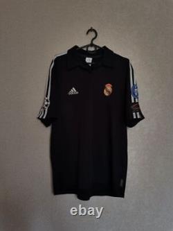 Real Madrid Champions League 2002 Centenary Away Football Shirt Adidas Size M