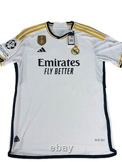 Real Madrid Champions League Home Jersey 23/24 Jude Bellingham #5 Player Version