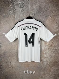 Real Madrid Chicharito #14 Jersey 2014-15 Season Adidas Football Shirt Size M