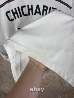 Real Madrid Chicharito #14 Jersey 2014-15 Season Adidas Football Shirt Size M