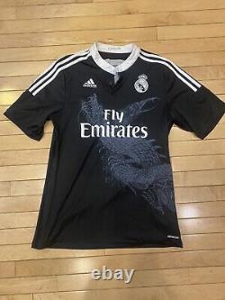 Real Madrid Chicharito #14 Yohji Yamamoto 14/15 Dragon Black Jersey Men L Adidas