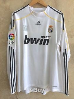 Real Madrid Cristiano Ronaldo 2009-2010 Formotion player issue jersey shirt