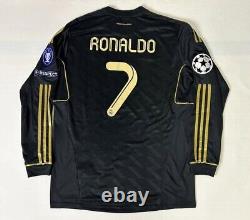 Real Madrid Cristiano Ronaldo 2011 2012 Official Away Jersey L/S UCL Size XL