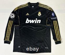 Real Madrid Cristiano Ronaldo 2011 2012 Official Away Jersey L/S UCL Size XL
