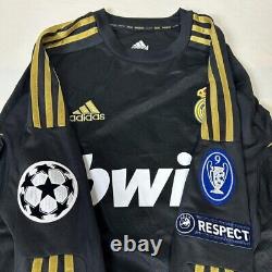 Real Madrid Cristiano Ronaldo 2011 2012 Official Away Jersey L/S UCL Size XL