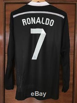 Real Madrid Cristiano Ronaldo 2014-15 Adizero player version 3rd jersey dragons