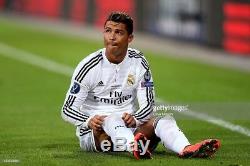 Real Madrid Cristiano Ronaldo 2014 UEFA Super Cup adizero player issue jersey