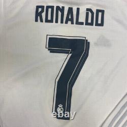 Real Madrid Cristiano Ronaldo 2015 Adidas Longsleeve La Liga Spain Soccer Jersey