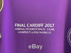 Real Madrid Cristiano Ronaldo 2016-2017 Champions League Final Cardiff jersey M