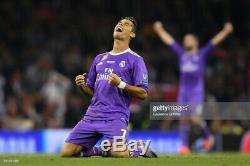 Real Madrid Cristiano Ronaldo 2016-2017 Champions League Final Cardiff jersey M