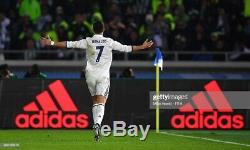 Real Madrid Cristiano Ronaldo 2016 Club World Cup adizero player issue jersey