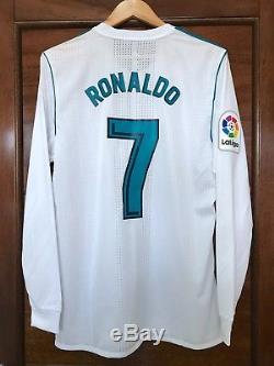 Real Madrid Cristiano Ronaldo 2017-18 adizero player version Long Sleeves jersey
